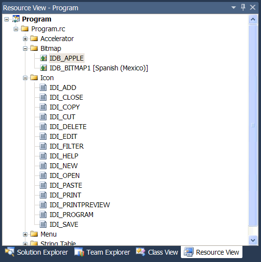 ResourceView