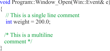 CommentTypes