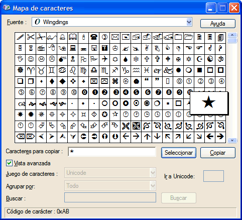 CharacterMap