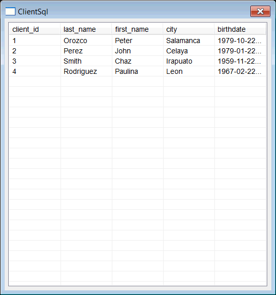 ClientSqlRun