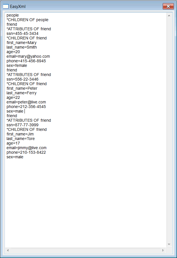 EasyXmlRun