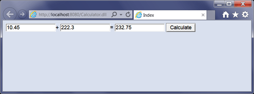 CalculatorWebRun