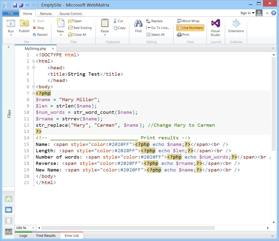 MyString