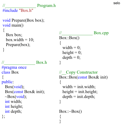 CopyConstructor