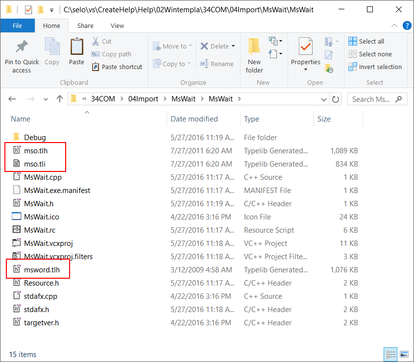 MsWaitImport