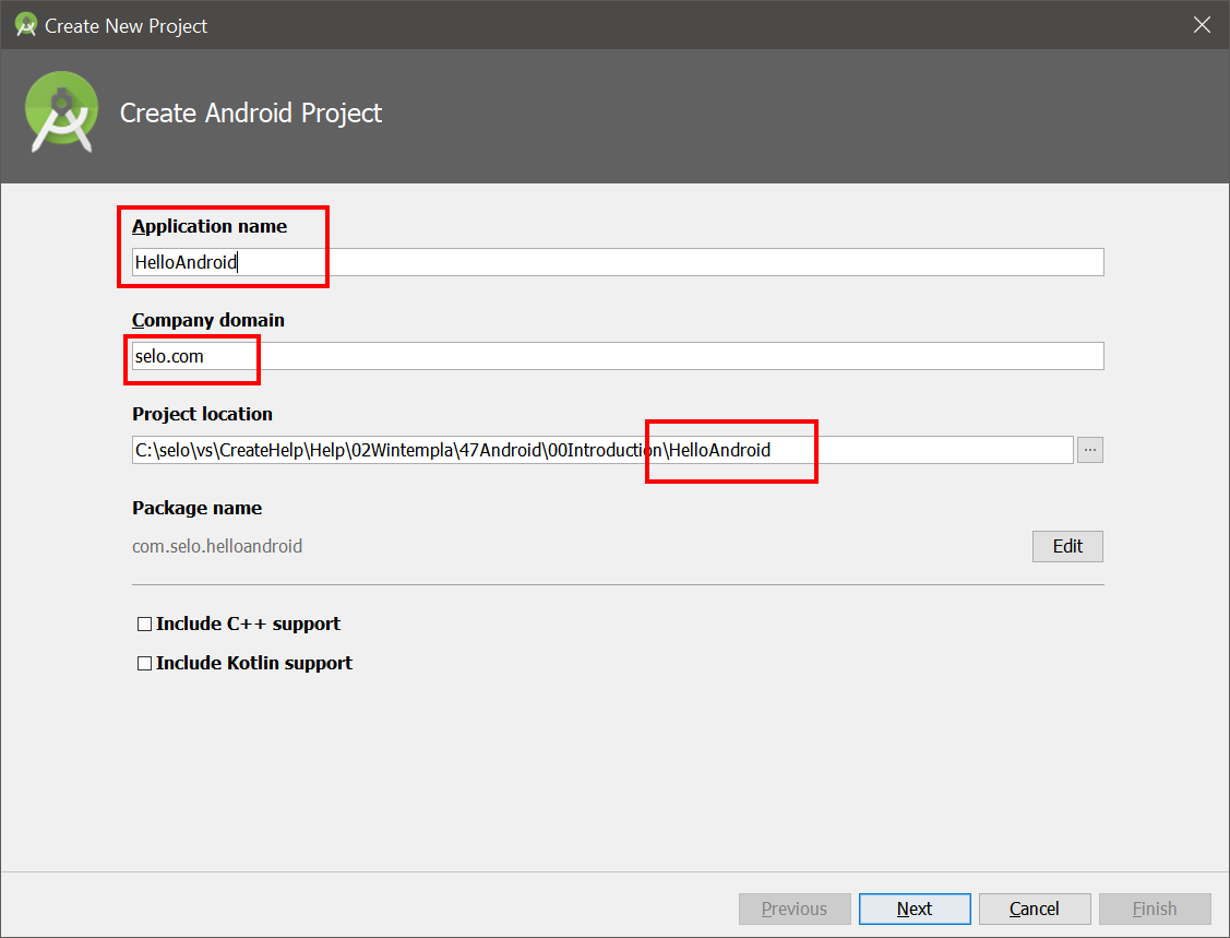 Configure