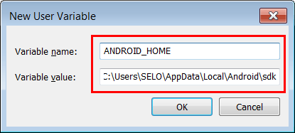 AndroidSdkVariable