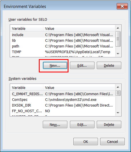 EnvironmentVariables