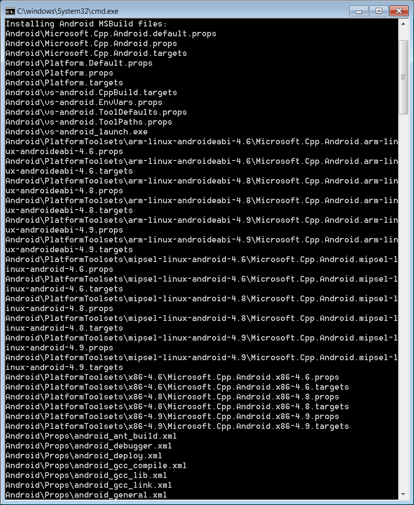 MSBuildInstall