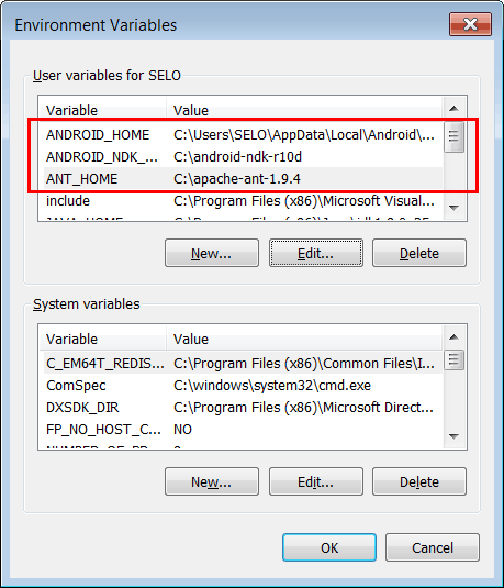 SELOVariables