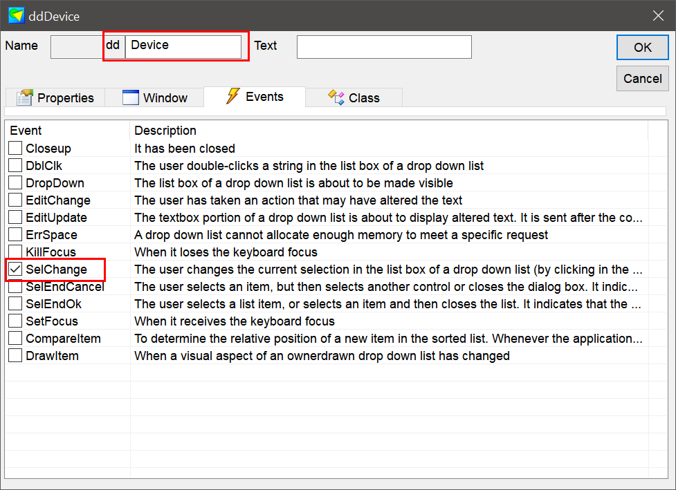 DropDownList